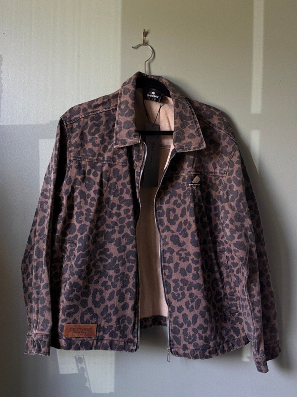 Supermade Leopard Zip Jacket